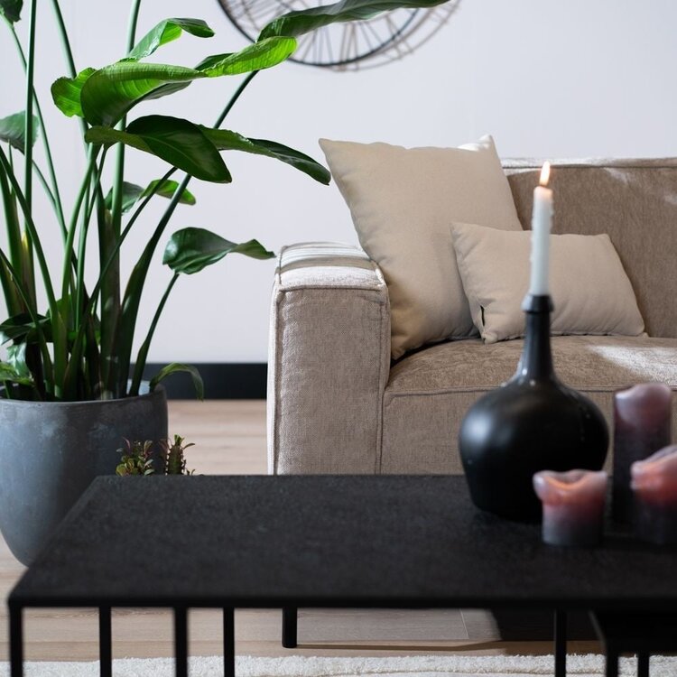 Ecksofa Kansas Stoff taupe rechts