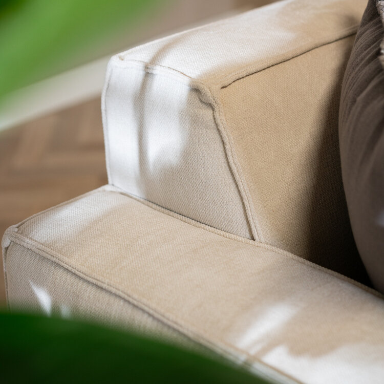 Ecksofa Kansas Stoff beige links