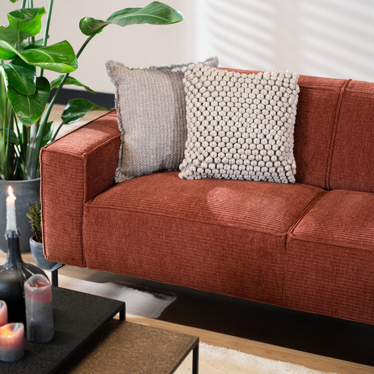 Ecksofa Kansas Chenille kupfer links