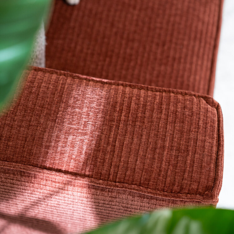 Ecksofa Kansas Chenille kupfer links