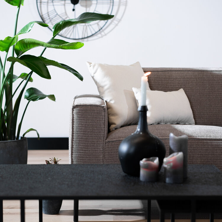 Ecksofa Kansas Chenille taupe links