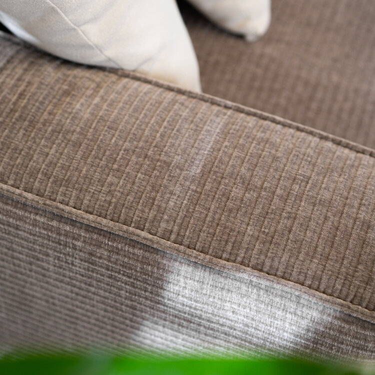 Ecksofa Kansas Chenille taupe links