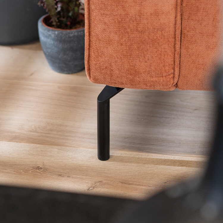 Ecksofa Kansas Stoff terracotta links