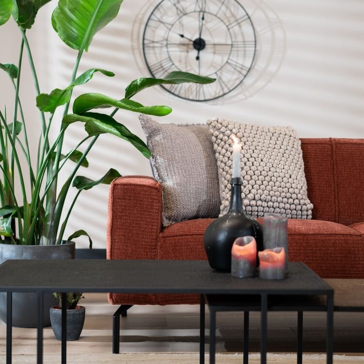 Ecksofa Kansas Chenille kupfer rechts