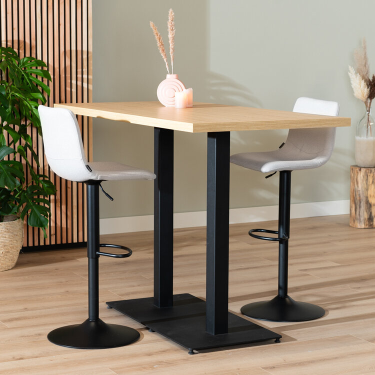 Bartisch Nils Eichenlook Melamin 160 x 80 x 109 cm