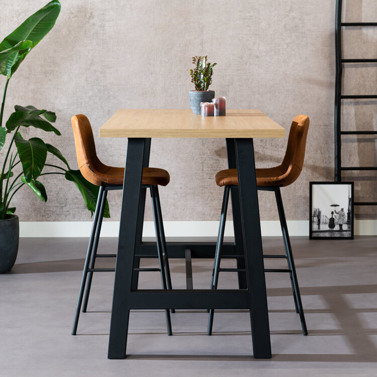 Bartisch Disa Eichenlook Melamin 160 x 80 x 106 cm