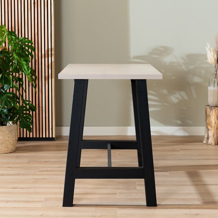 Bartisch Disa beige Melamin 140 x 80 x 106 cm