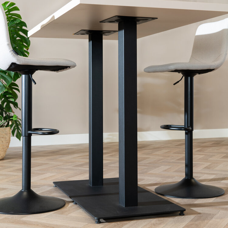 Bartisch Nils beige Melamin 160 x 80 x 109 cm