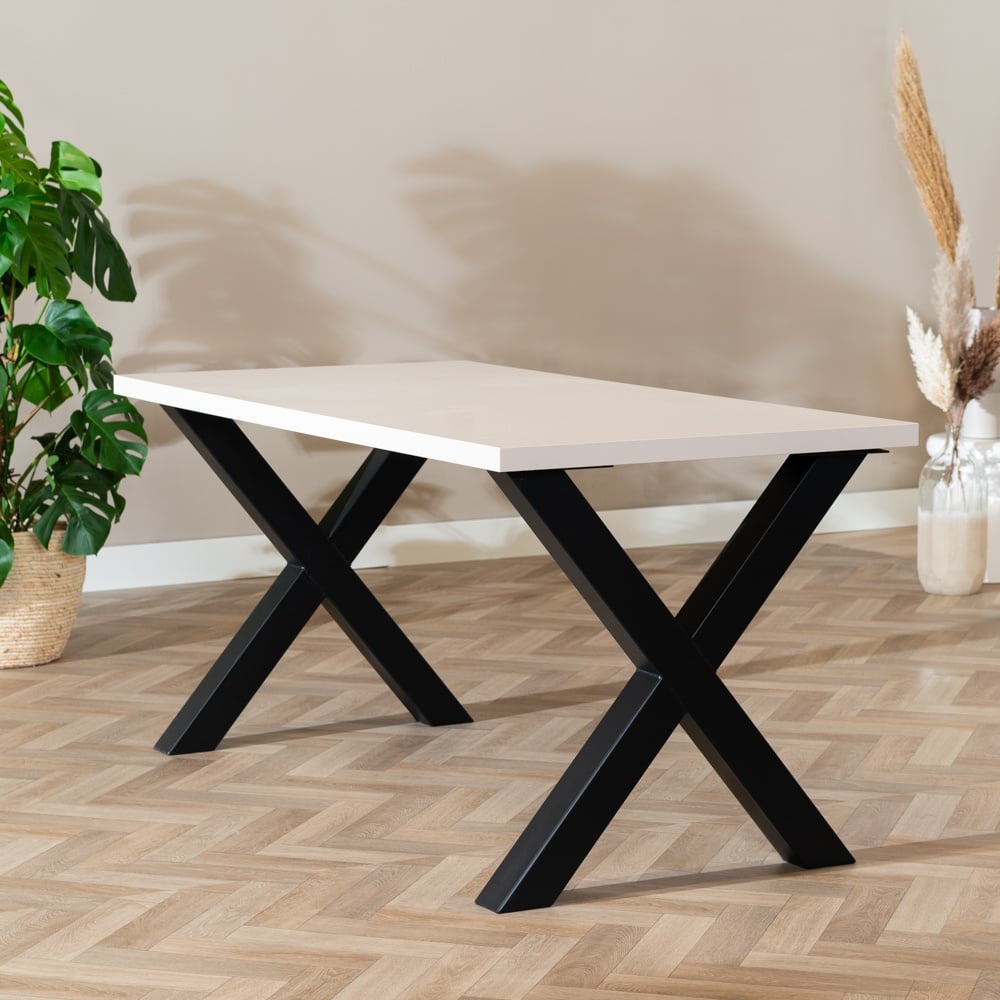 Esstisch Bodo beige Melamin 160 x 80 cm