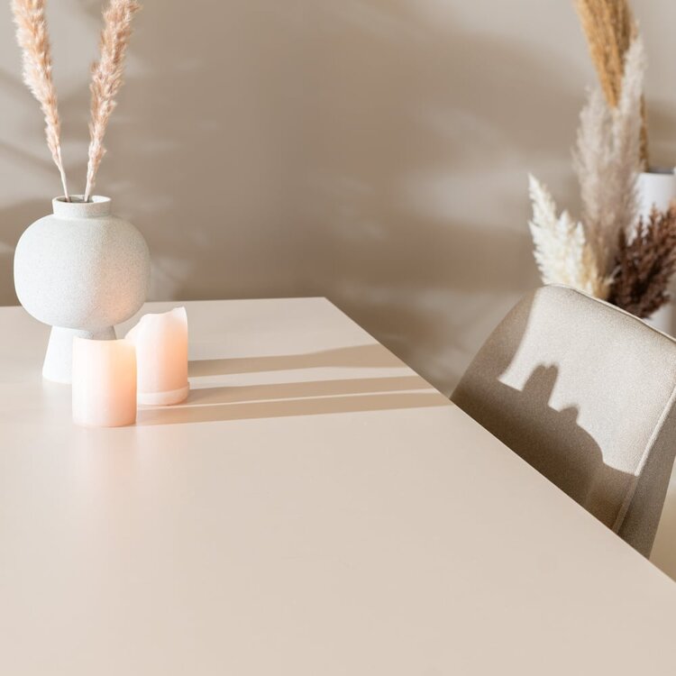 Esstisch Bodo beige Melamin 160 x 80 cm