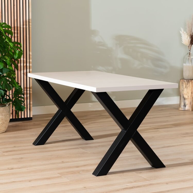 Esstisch Bodo beige Melamin 160 x 80 cm