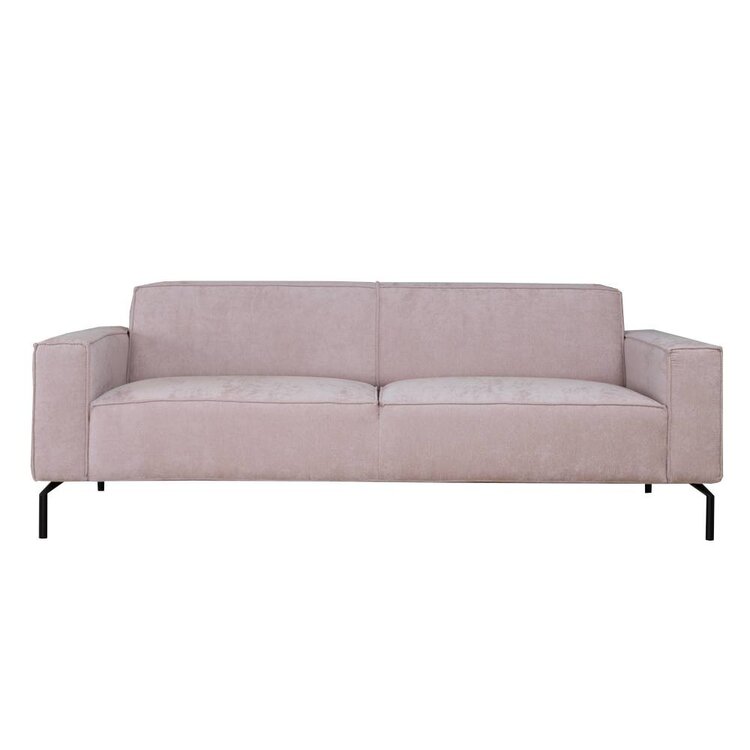 Sofa 3-Sitzer Kansas Stoff rosa