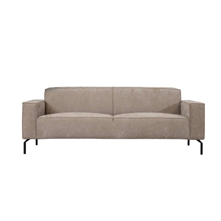 Sofa 3-Sitzer Kansas Stoff taupe