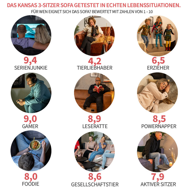 Ecksofa Kansas Chenille anthrazit / grün links