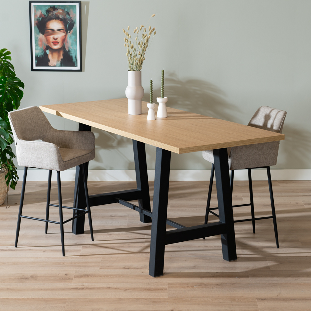 Bartisch Disa Eichenlook Melamin 220 x 90 x 106 cm