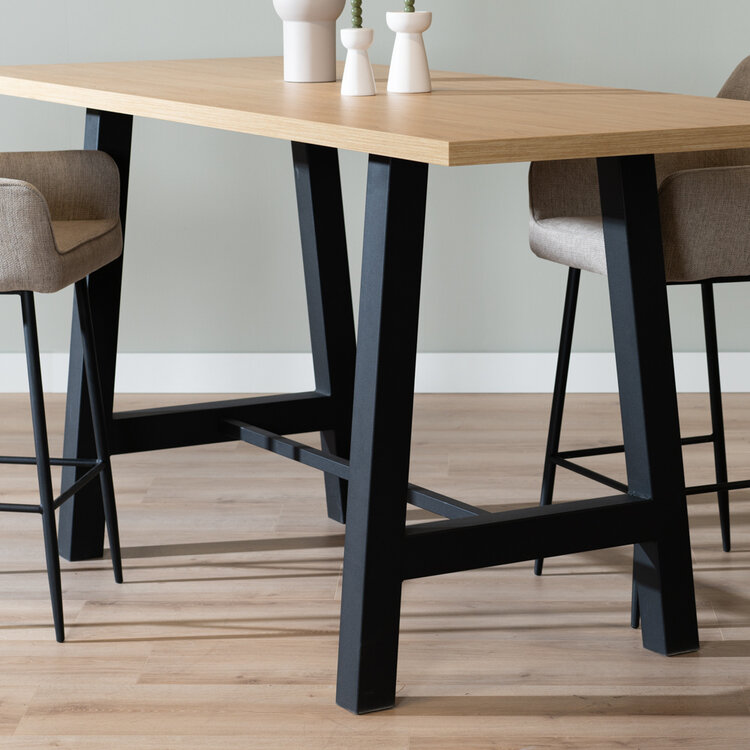 Bartisch Disa Eichenlook Melamin 220 x 90 x 106 cm