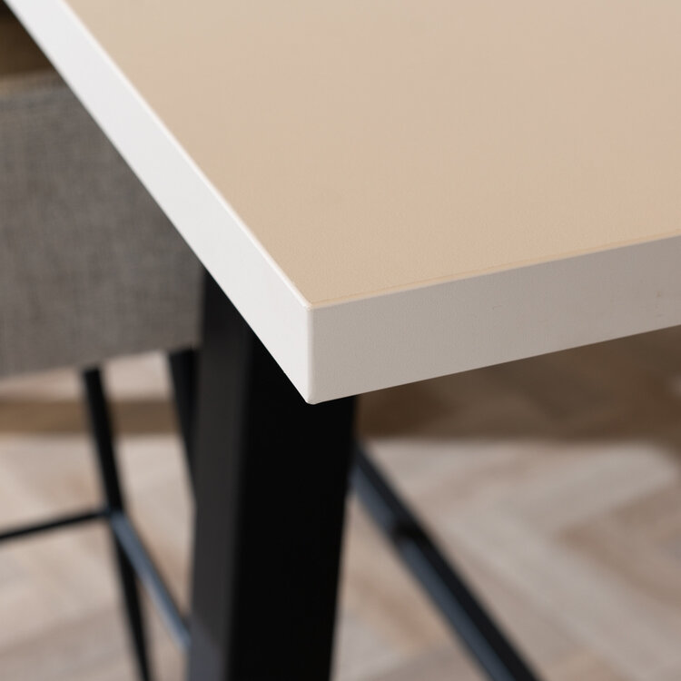 Bartisch Disa beige Melamin 220 x 90 x 106 cm