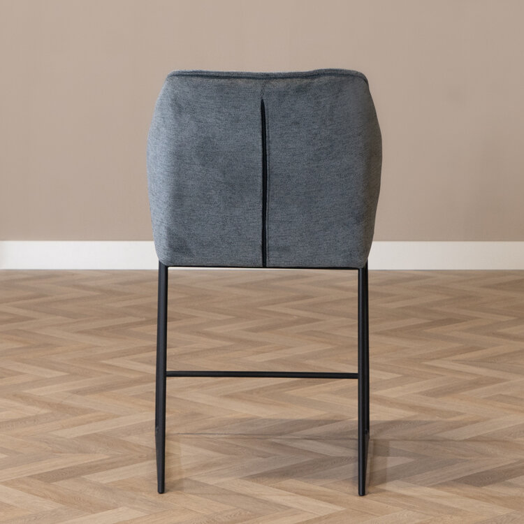 Barhocker Stoff Jelle anthrazit 70 cm