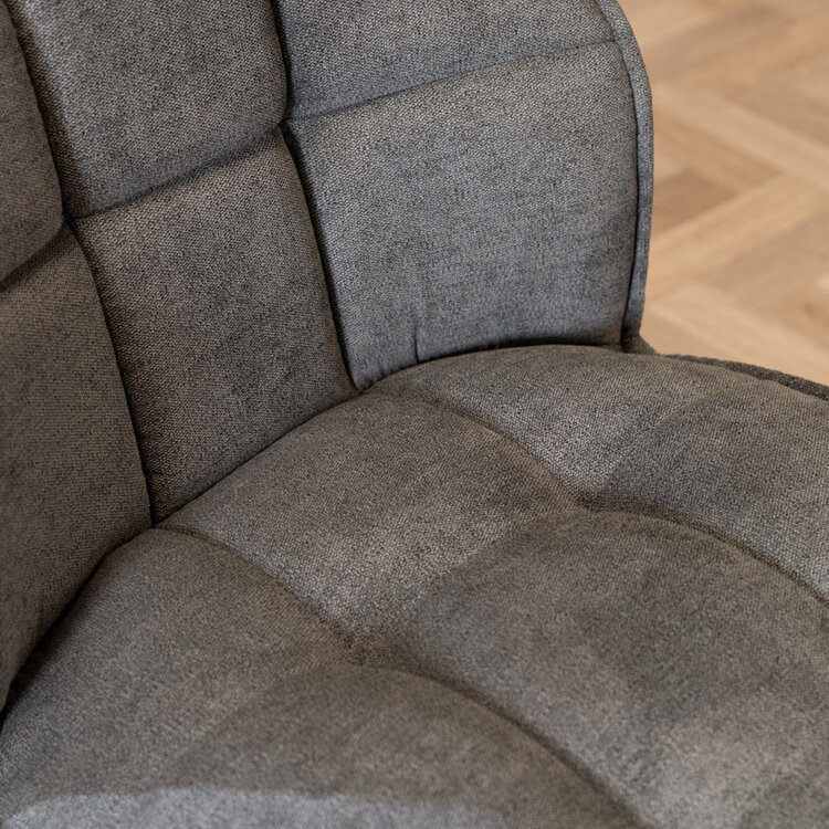 Barhocker Stoff Jelle anthrazit 82 cm