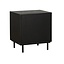 Nachttisch Shelly schwarz 50x40x55 cm
