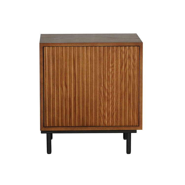 Nachttisch Shelly Eiche dunkel 50x40x55 cm