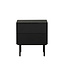 Nachttisch Yoka schwarz 2 Schubladen