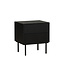 Nachttisch Yoka schwarz 2 Schubladen