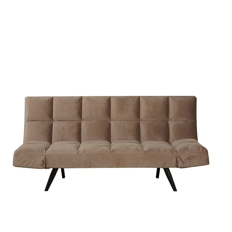 Schlafsofa 1,5-Sitzer Timo Samt taupe