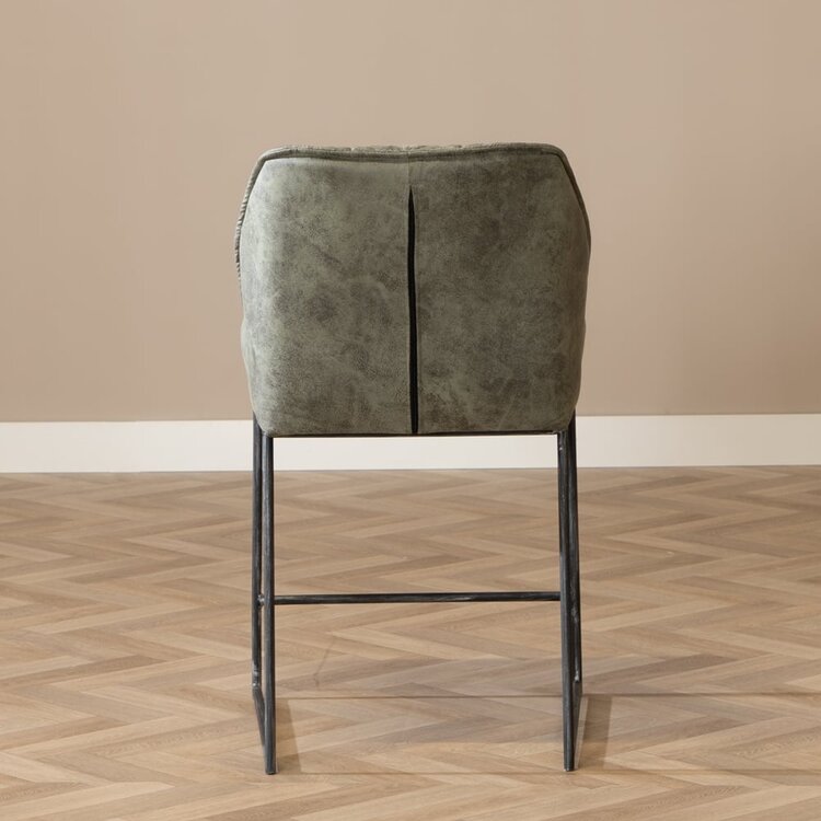 Barhocker Microfaser Abel grün 70 cm