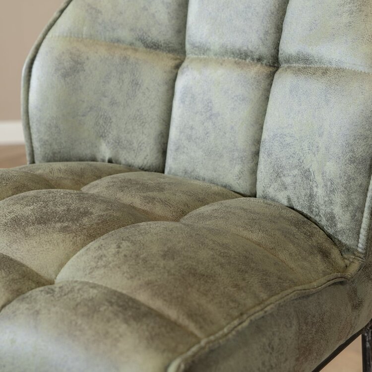 Barhocker Microfaser Abel grün 70 cm