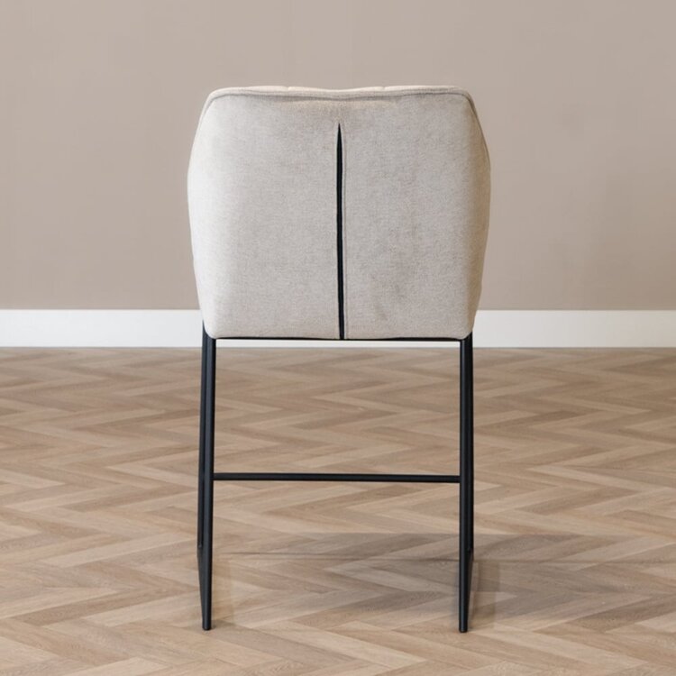 Barhocker Stoff Jelle taupe 70 cm