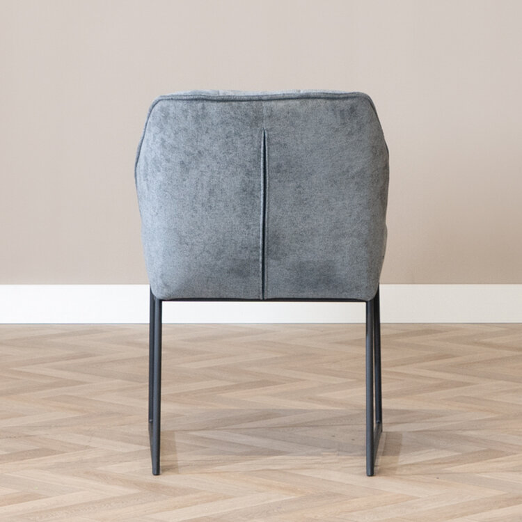 Esszimmerstuhl Stoff Jelle anthrazit