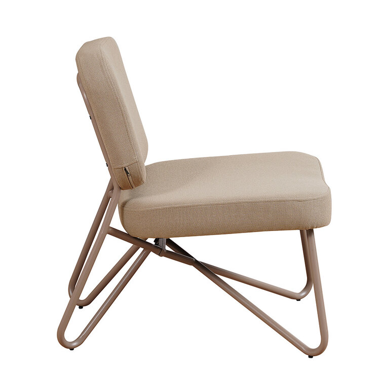 Sessel Viggo taupe recycelter Stoff
