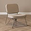 Sessel Viggo taupe recycelter Stoff