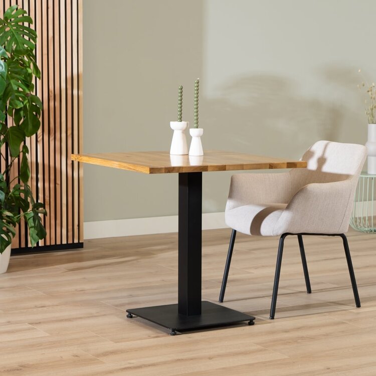 Bistrotisch Sven Eiche quadratisch 80 x 80 cm