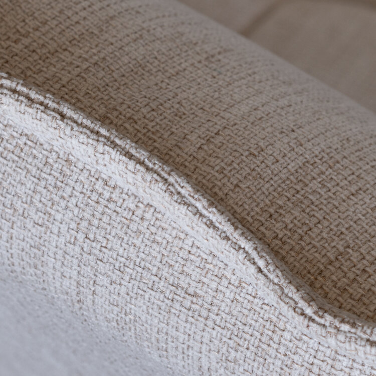 Sessel Joran recycelter Stoff beige