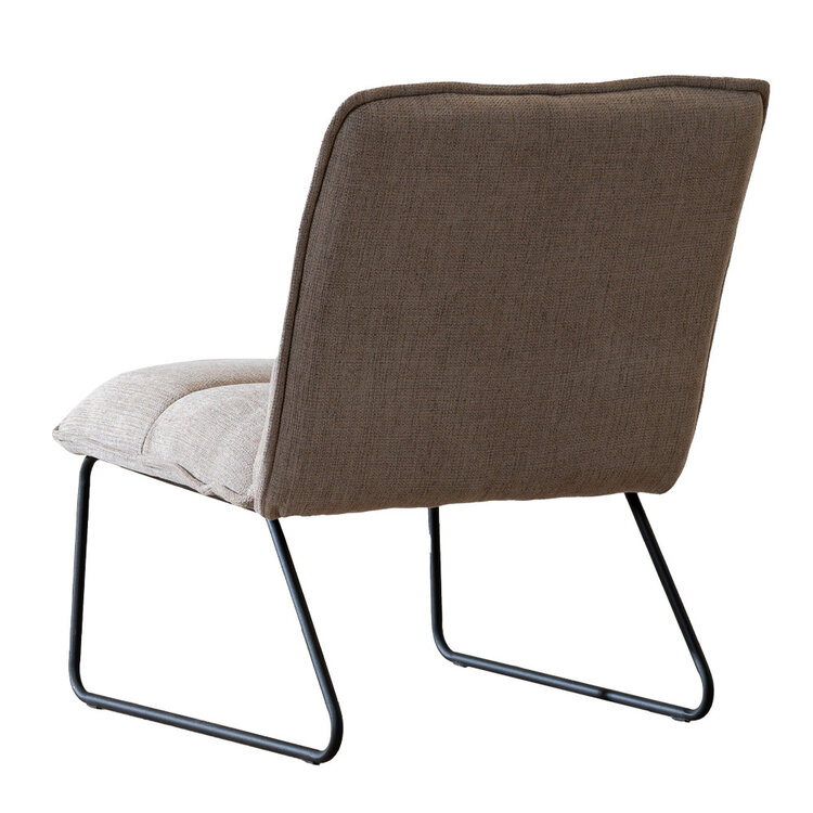 Sessel Joran recycelter Stoff taupe