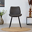 Esszimmerstuhl Microfaser Morris anthrazit