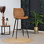 Barhocker Microfaser Morris cognac 71 cm