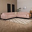 Ecksofa Vegas Chenille rosa links/rechts