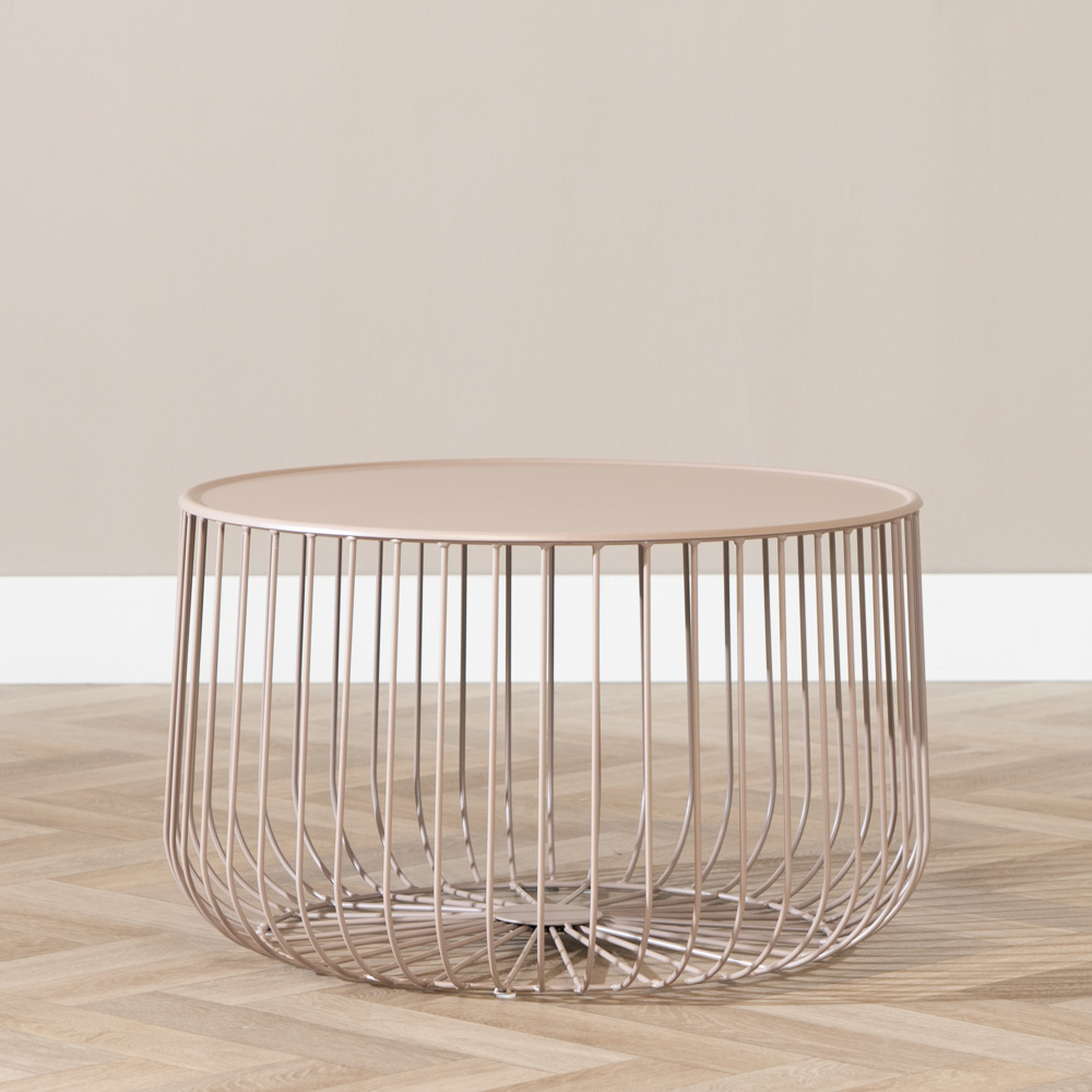 Couchtisch Senna Metall taupe