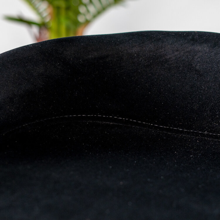 Barhocker Oslo Samt schwarz 66 cm