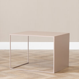 Couchtisch Gianni Metall taupe 40 cm hoch