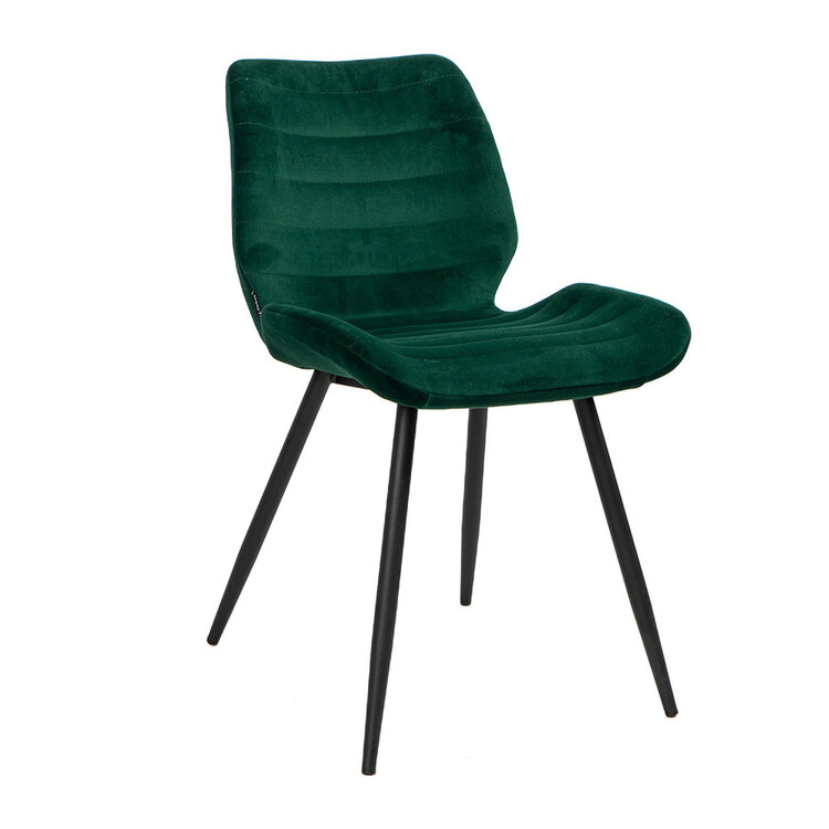Esszimmerstuhl Samt Toby modern grün