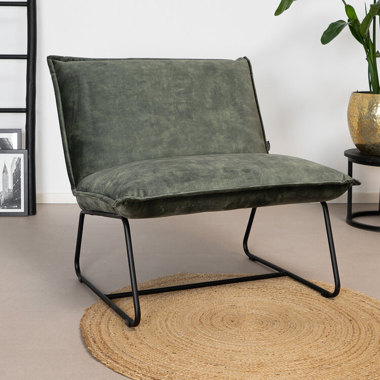 Samt Sessel Paris Luxury modern grün