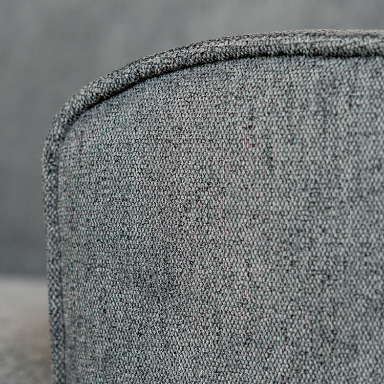 Design Sofa Vegas 2,5-Sitzer Stoff anthrazit