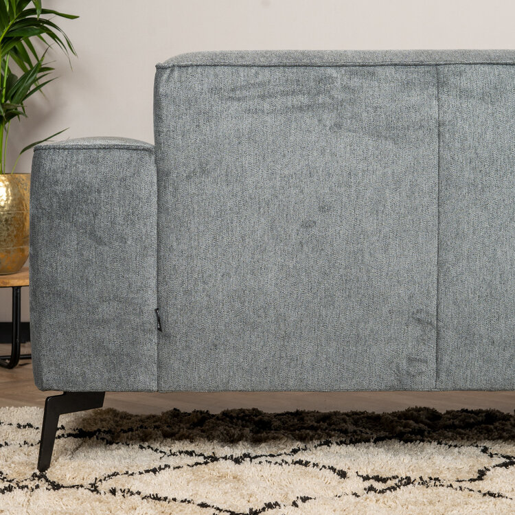 Design Sofa Vegas 2,5-Sitzer Stoff anthrazit