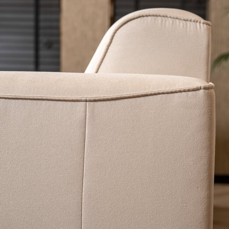 Sofa Vegas 2,5-Sitzer Stoff off white