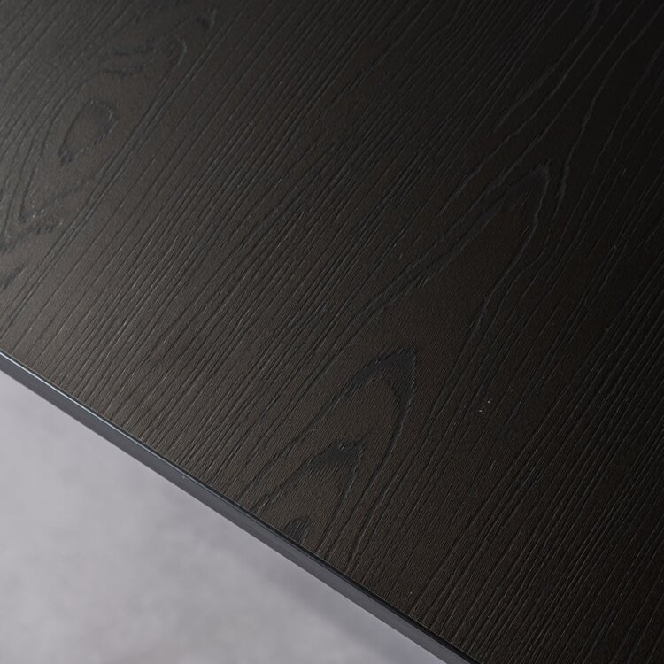 Bistrotisch Nils quadratisch schwarz Melamin 60x60x77 cm