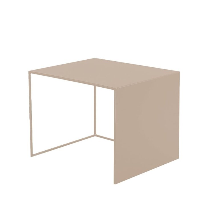 Couchtisch Bianca Metall taupe 37 cm hoch